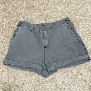 Women's Gray Casual Shorts